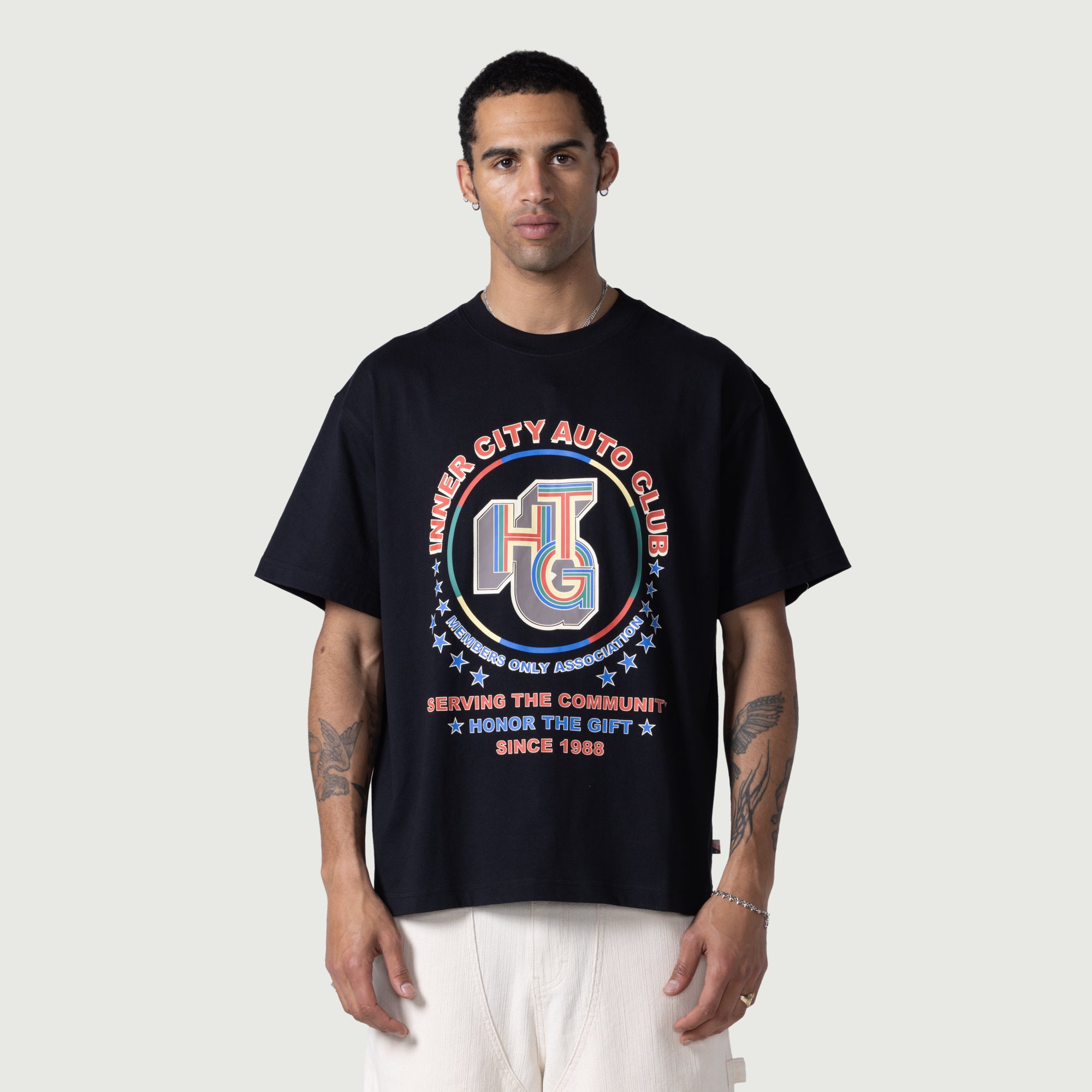 新品 M／Honor The Gift Auto Association Tee HONOR THE GIFT- Auto Association Tee (Black) – Urbanity Shop