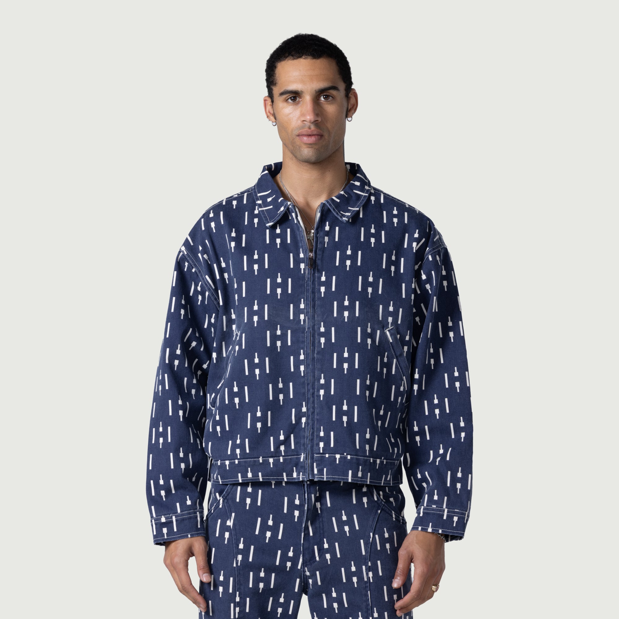honorthegift デニムジャケット Denim Riding Jacket - Navy – Honor The Gift