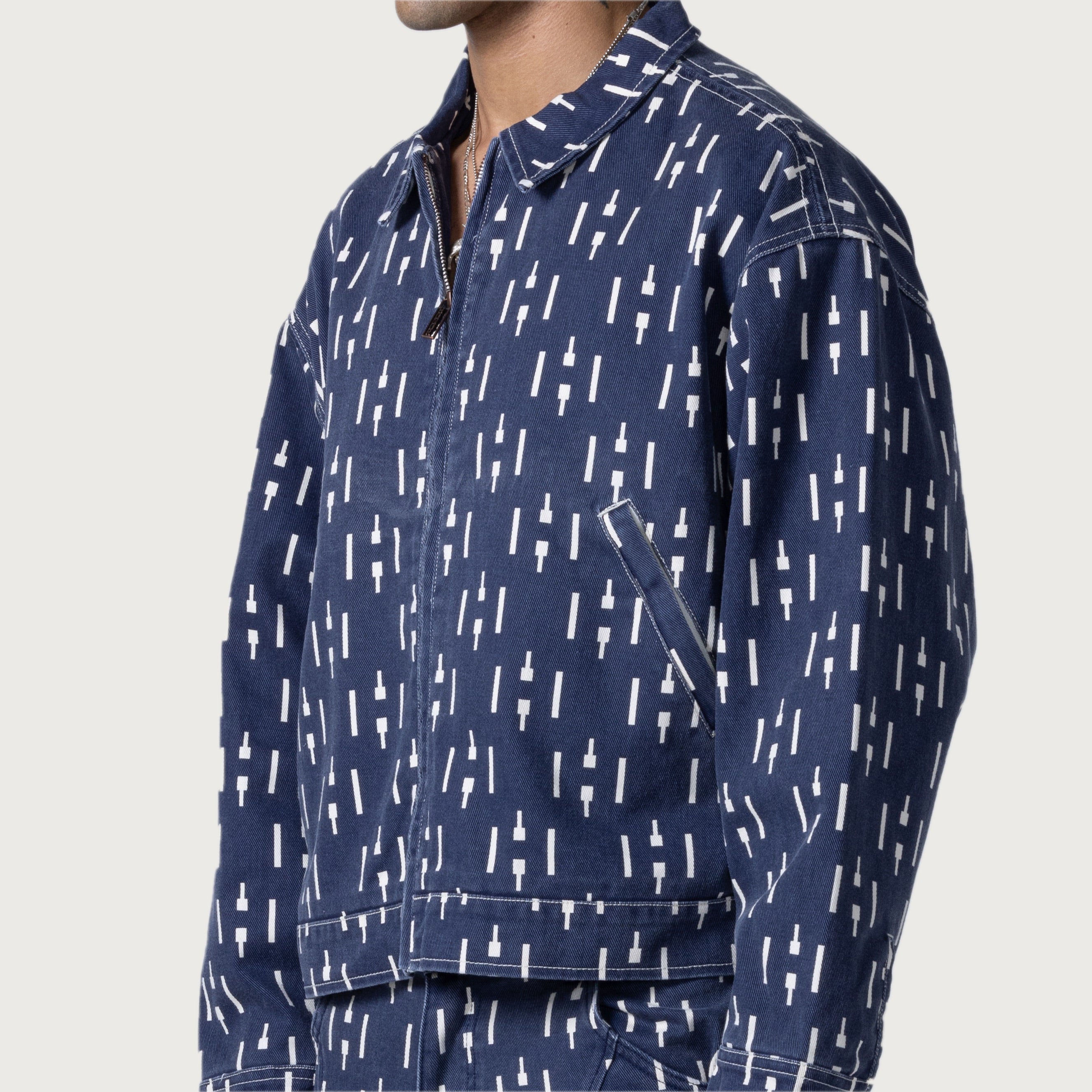 honorthegift デニムジャケット Color Blocked Trucker - Indigo – Honor The Gift