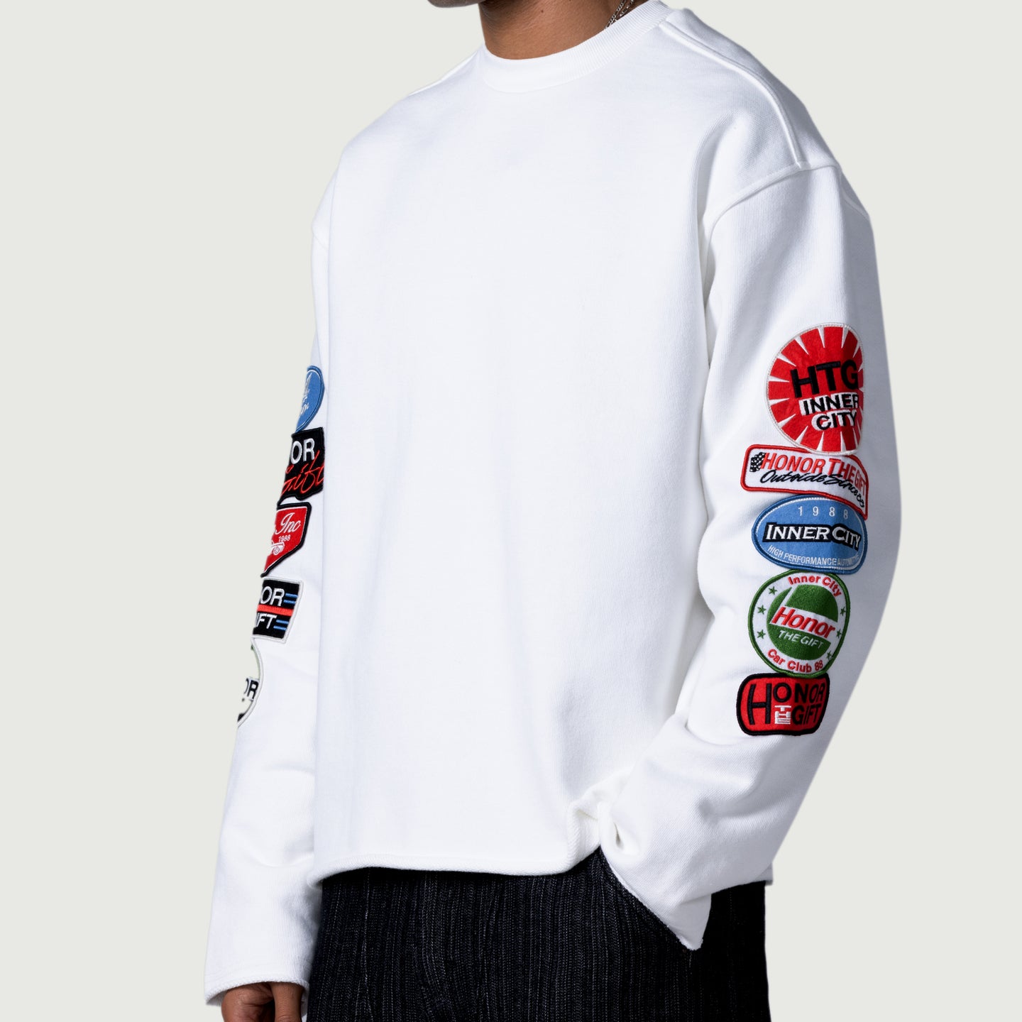 Fuel Crewneck - White