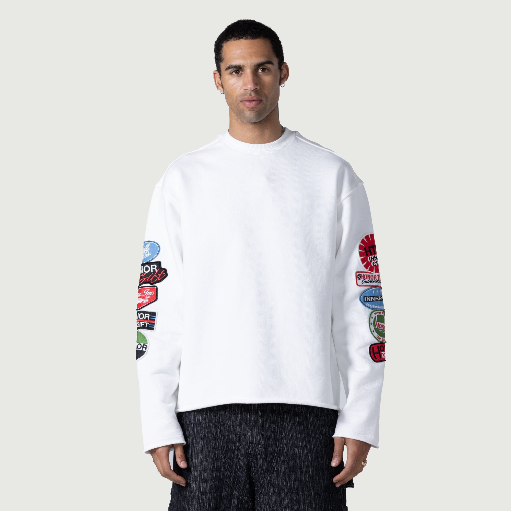 Fuel Crewneck - White – Honor The Gift