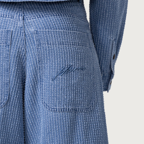 Honor Inc Wide Leg Pant - Blue