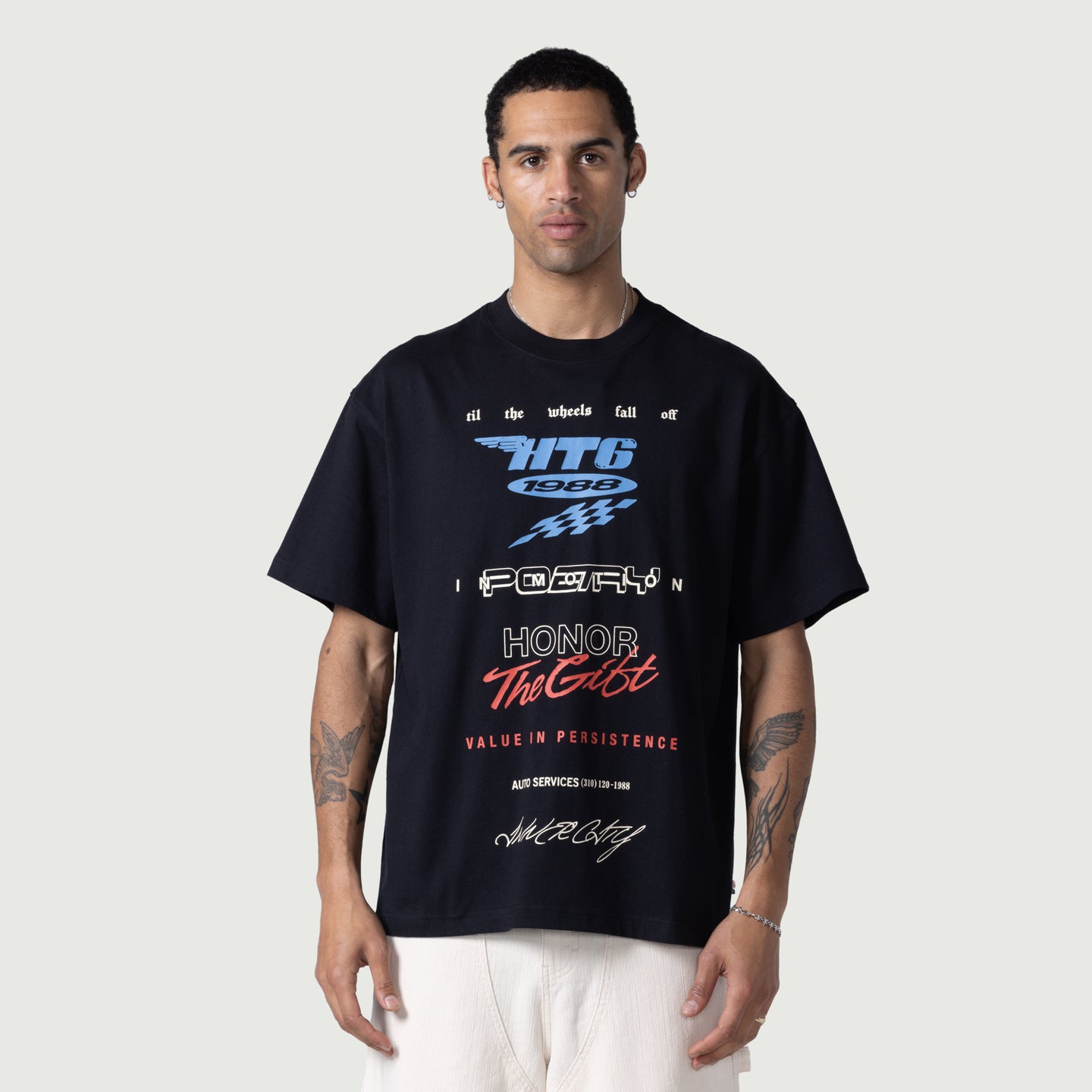 Persistence Race Tee - Black