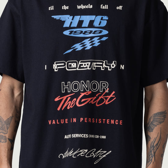 Persistence Race Tee - Black