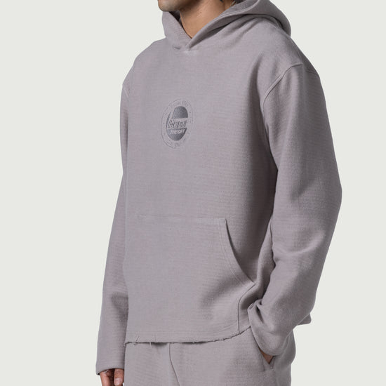 Race Herringbone Hoodie - Stone