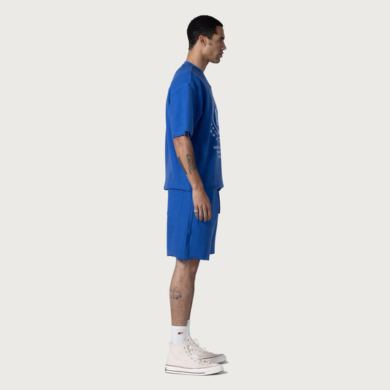 Race Herringbone Short - Blue