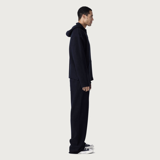 Race Herringbone Sweatpants - Black