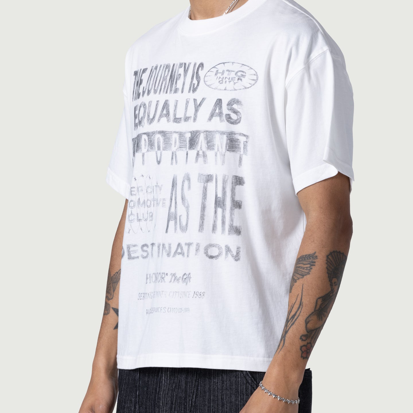 Traveled Journey Tee - White
