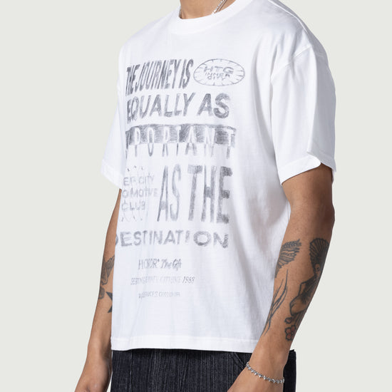Traveled Journey Tee - White