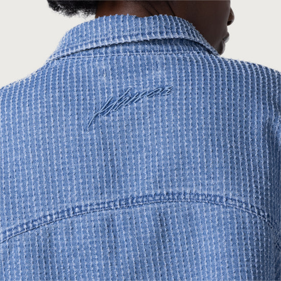 Honor Inc Cropped Shop Jacket - Blue
