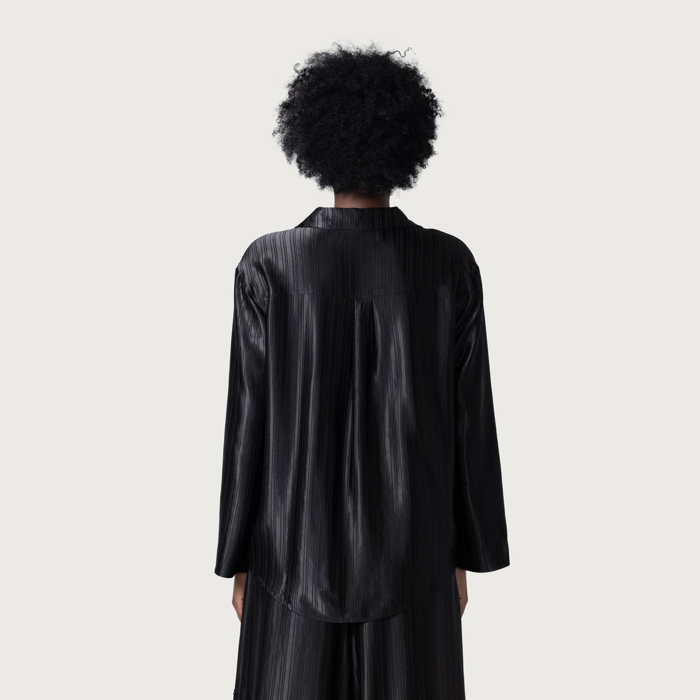 Oversized Button Down - Black