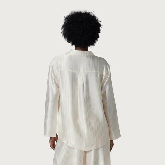 Oversized Button Down - Cream