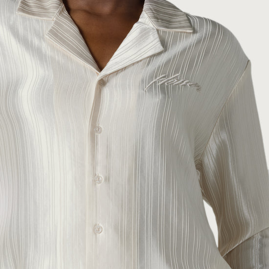 Oversized Button Down - Cream