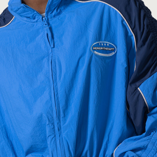 Sports Crop Jacket - Blue