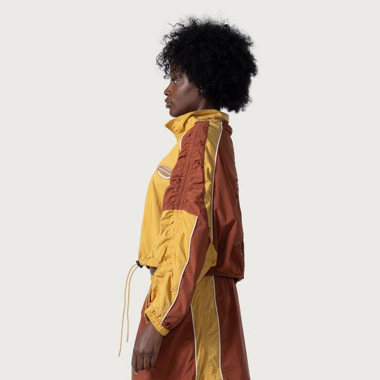 Sports Crop Jacket - Yellow