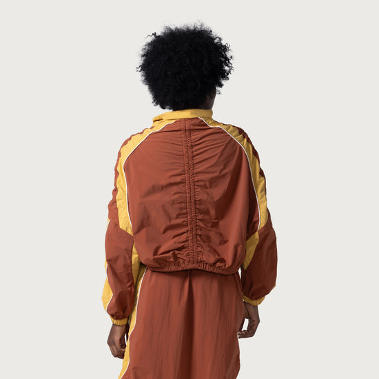 Sports Crop Jacket - Yellow