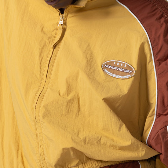 Sports Crop Jacket - Yellow