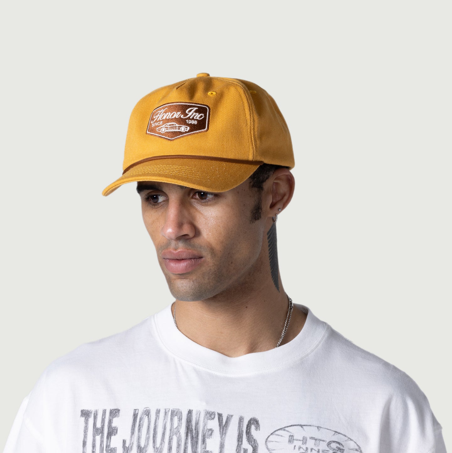 Honor Inc Trucker Cap - Mustard