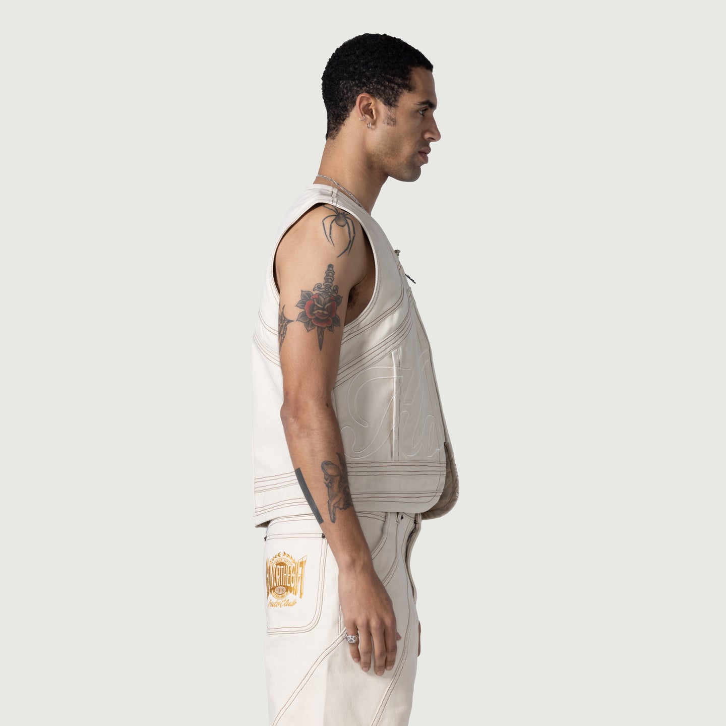 Honor Riding Vest - Bone