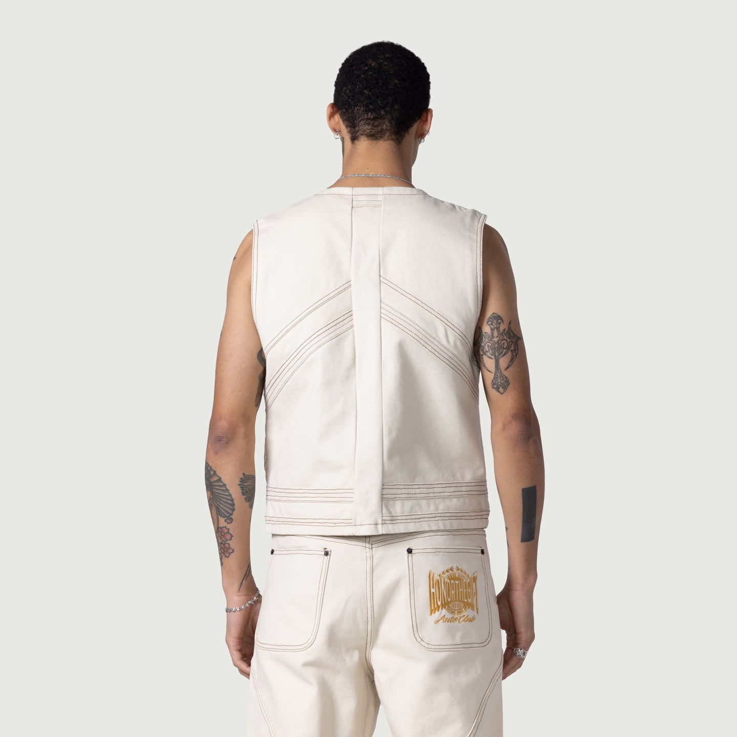 Honor Riding Vest - Bone