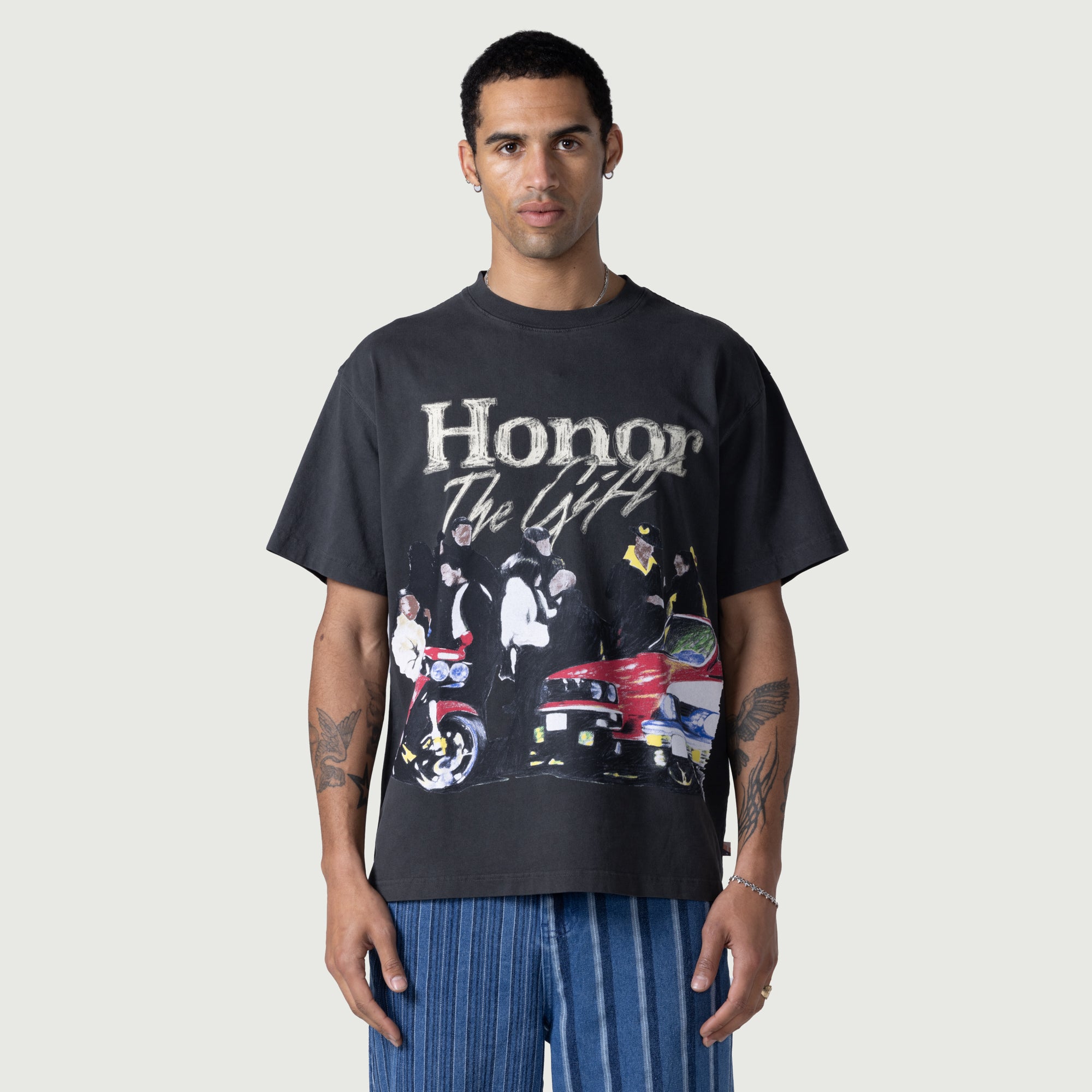 HONOR THE GIFT オナーザギフト Shift T-Shirt Tシャツ ブラック Shift Tee - Black – Honor The Gift