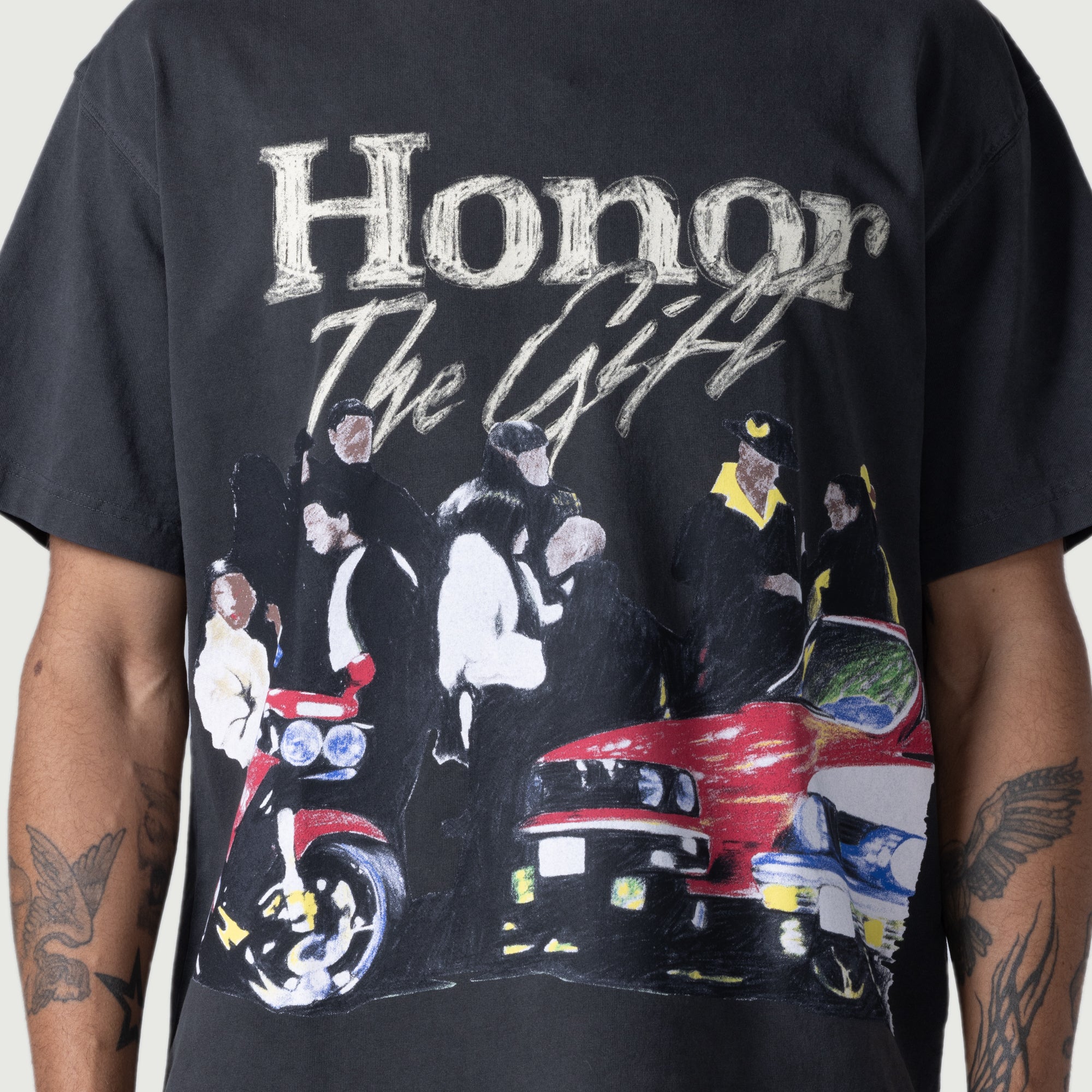 HONOR THE GIFT オナーザギフト Shift T-Shirt Tシャツ ブラック Shift Tee - Black – Honor The Gift