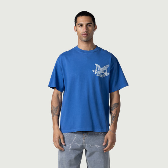 Vintage Oil Tee - Blue