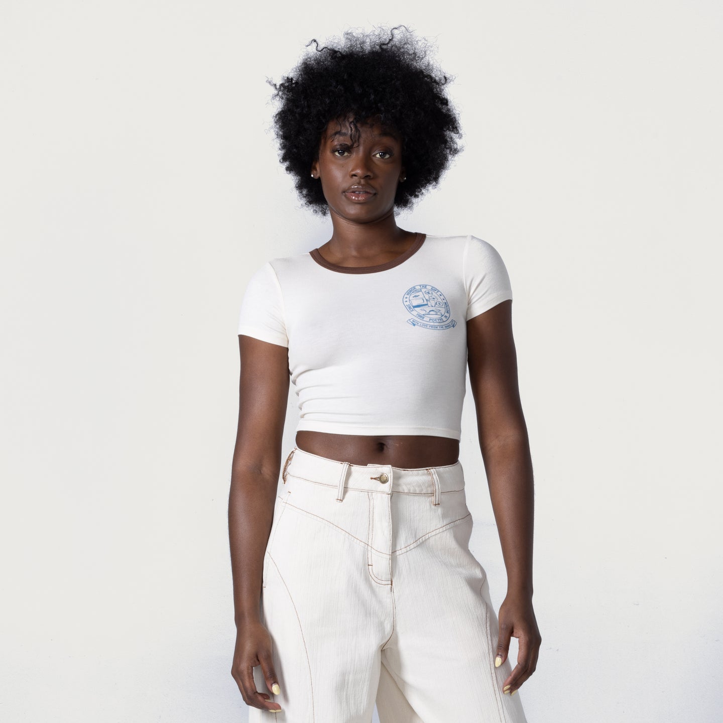 Women's Automotive Tee - Bone