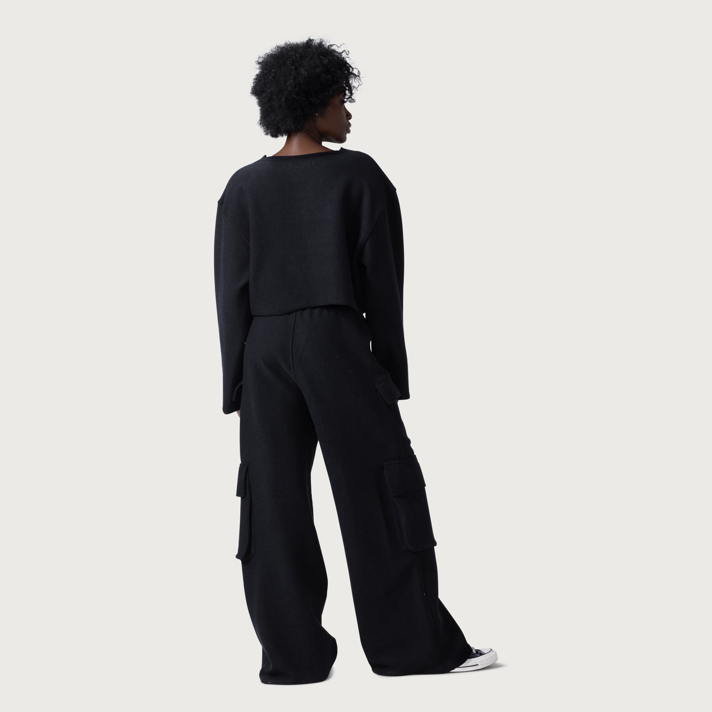 Honor Cargo Sweatpant - Black