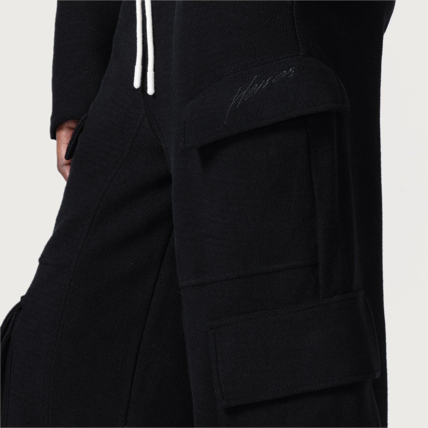 Honor Cargo Sweatpant - Black