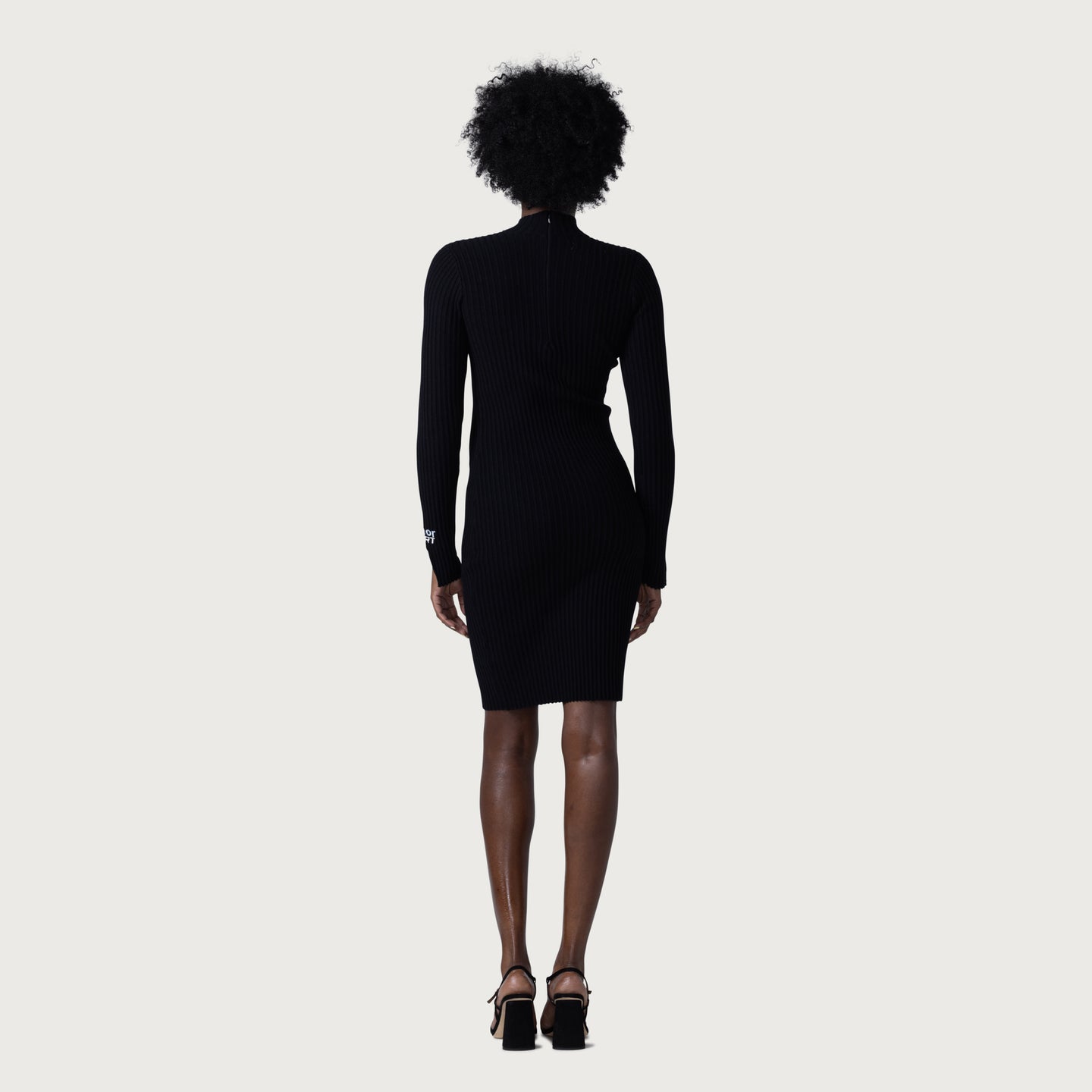 Honor Rib Dress - Black