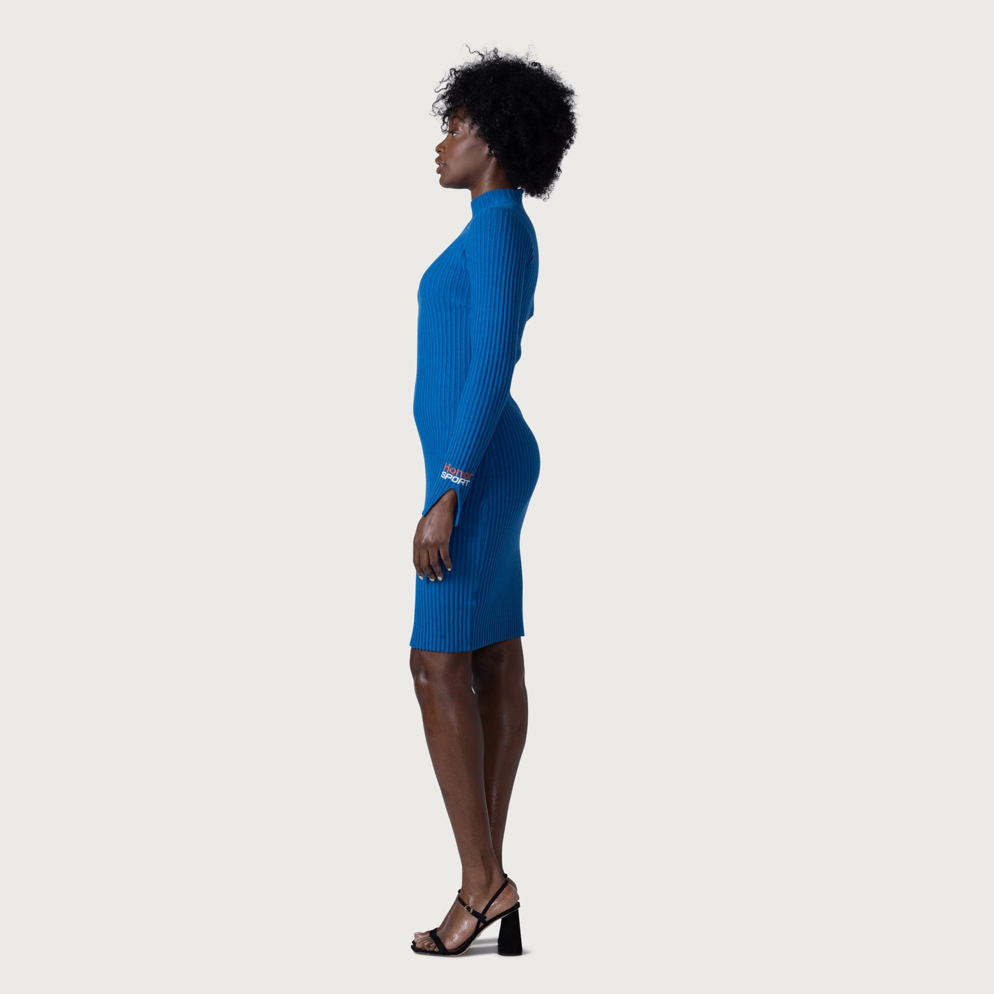 Honor Rib Dress - Blue