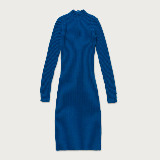 Honor Rib Dress - Blue