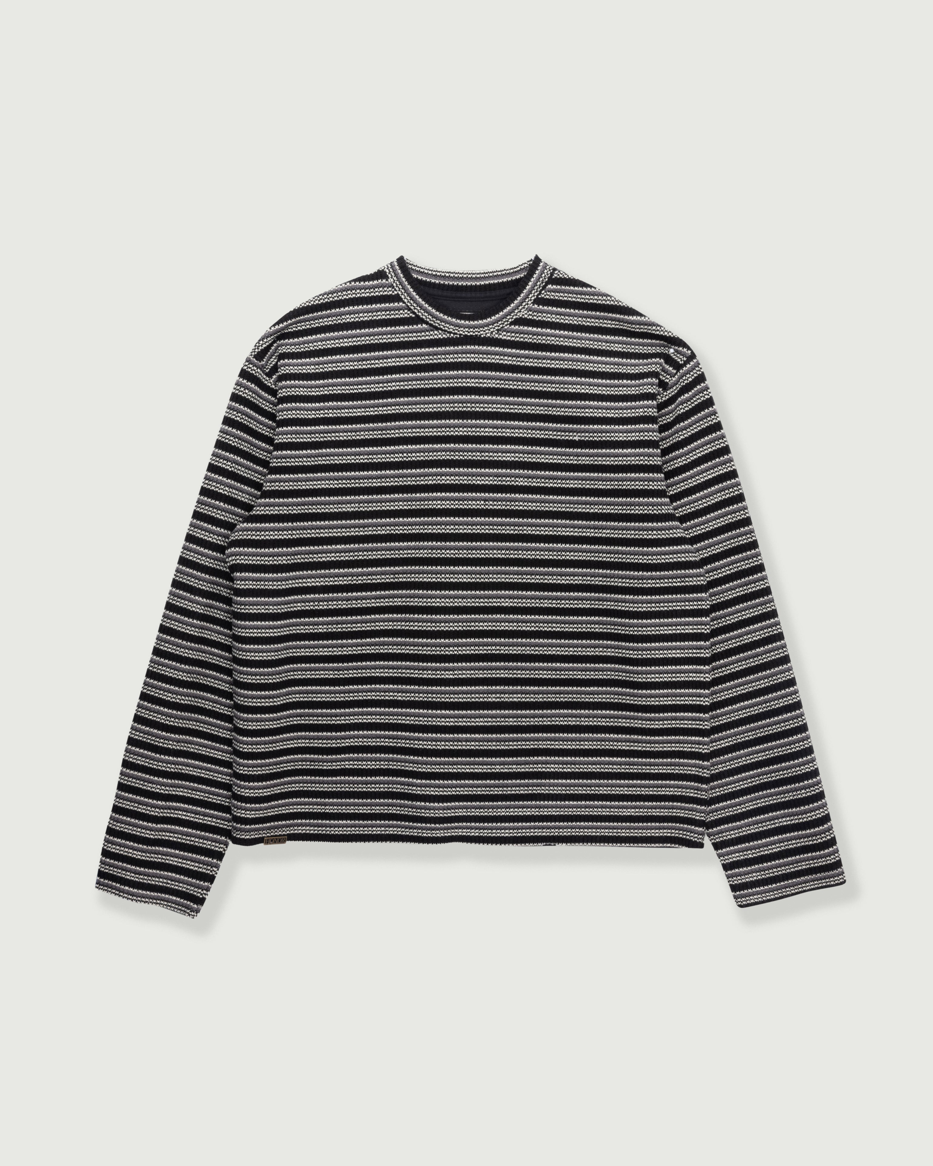 Speak Striped Crew - Black