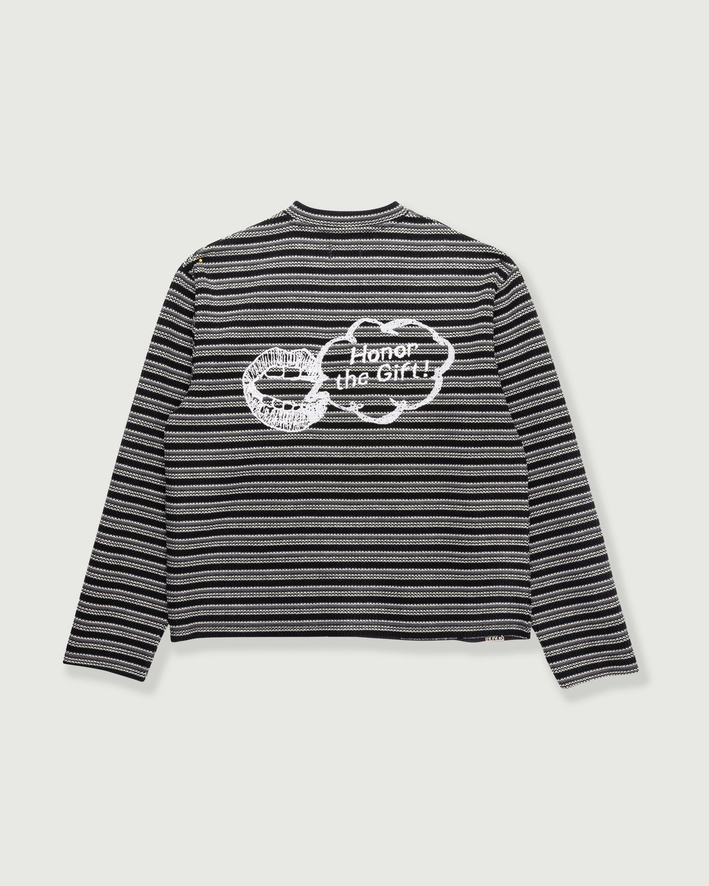 Speak Striped Crew - Black