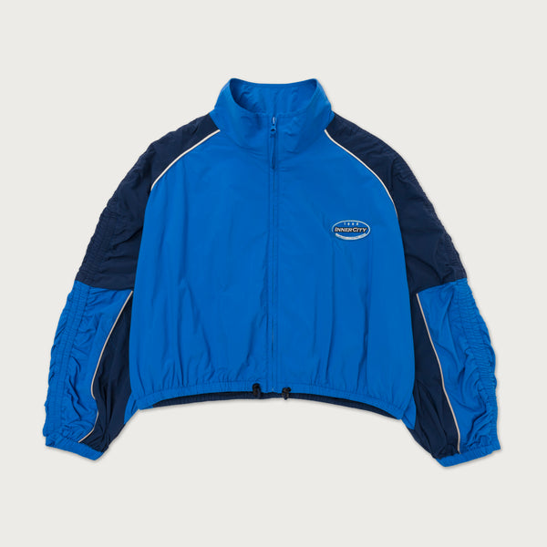 Sports Crop Jacket - Blue – Honor The Gift
