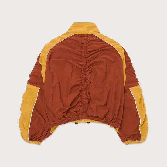 Sports Crop Jacket - Yellow