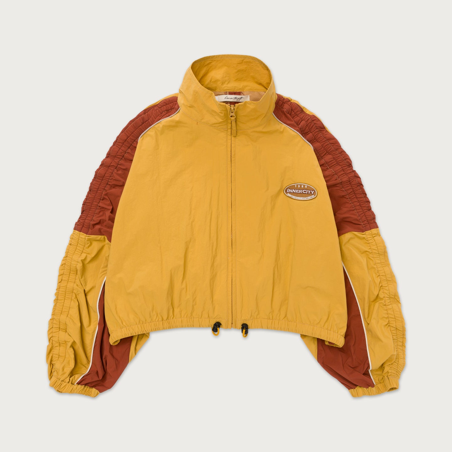Sports Crop Jacket - Yellow
