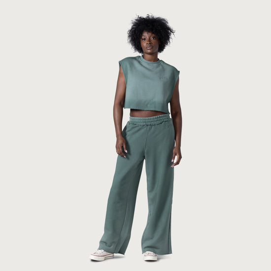 Spray Fleece Sweatpant - Green