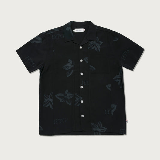 S/S Tobacco Woven Shirt - Black