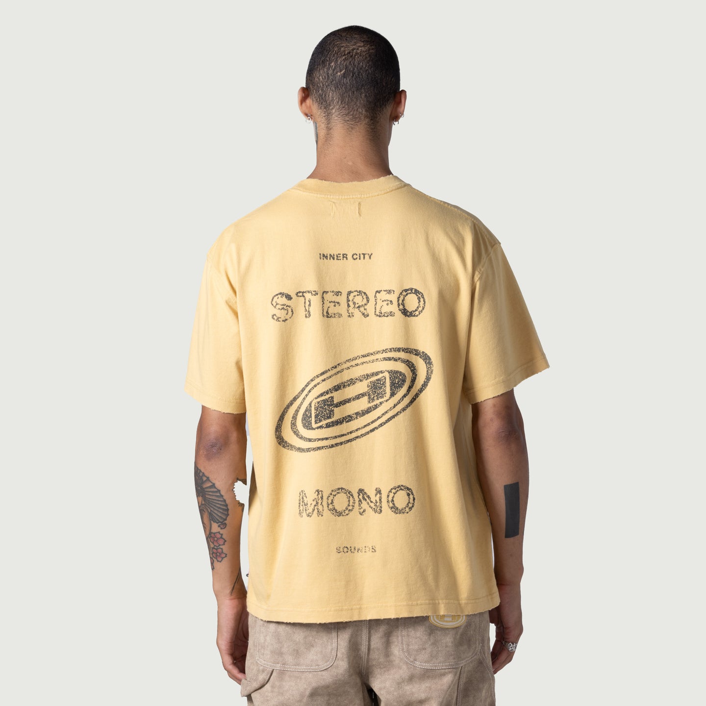 Stereo Mono Tee - Yellow