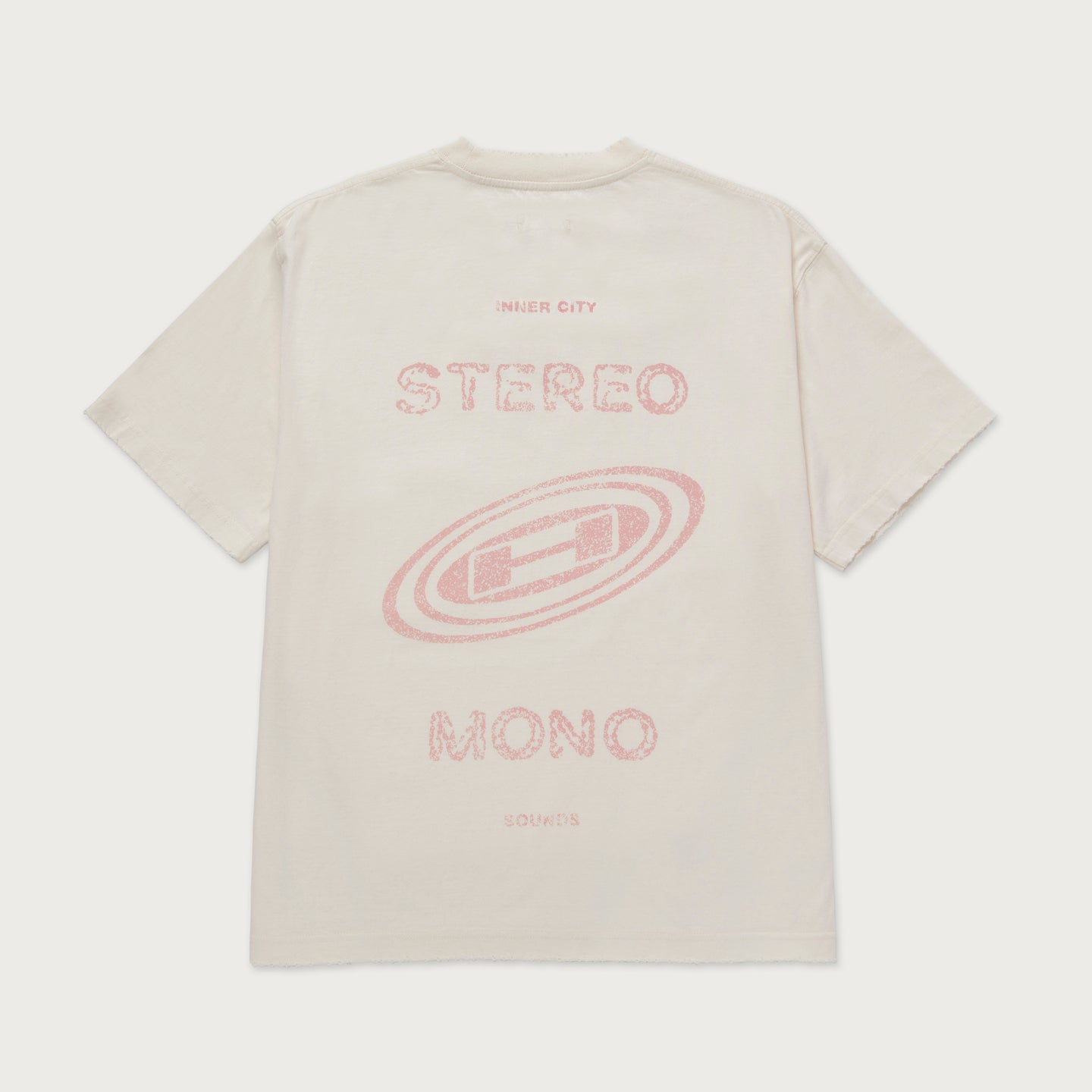 Stereo Mono Tee - Cream