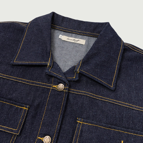 Oversized Carpenter Jacket - Indigo