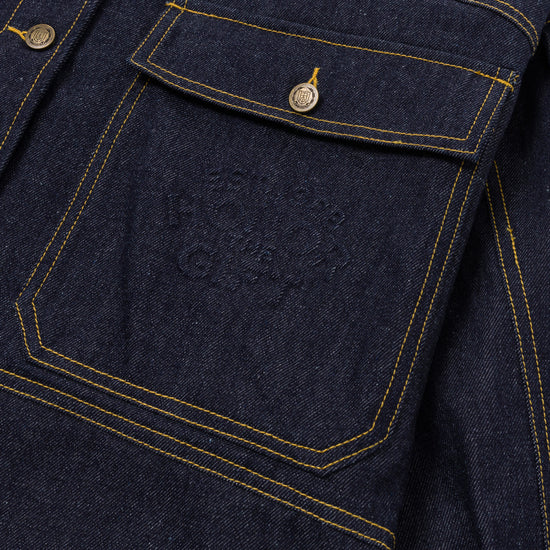 Oversized Carpenter Jacket - Indigo