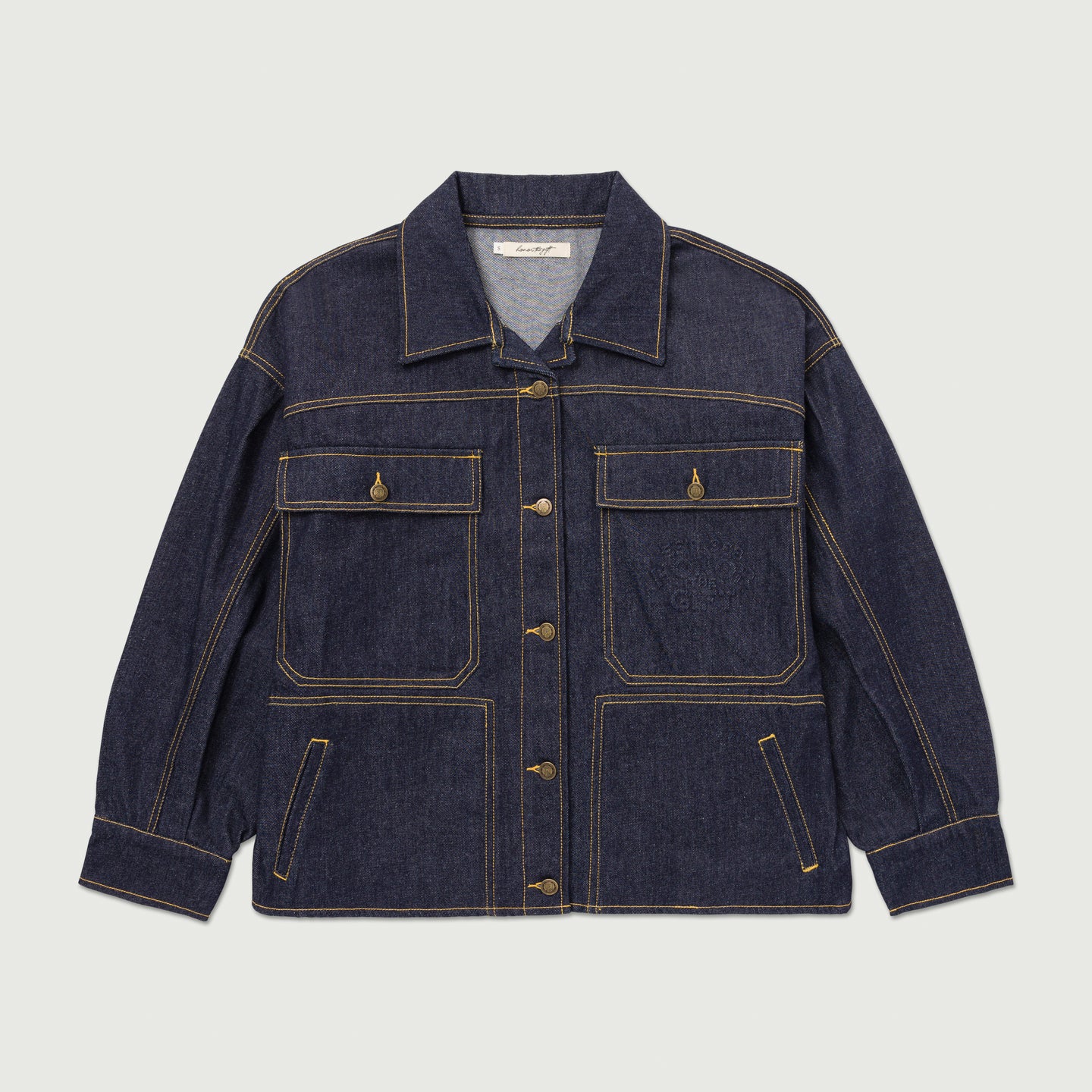 Oversized Carpenter Jacket - Indigo