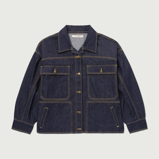 Oversized Carpenter Jacket - Indigo
