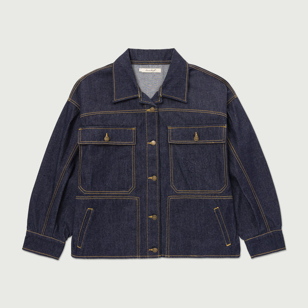 Oversized Carpenter Jacket - Indigo – Honor The Gift
