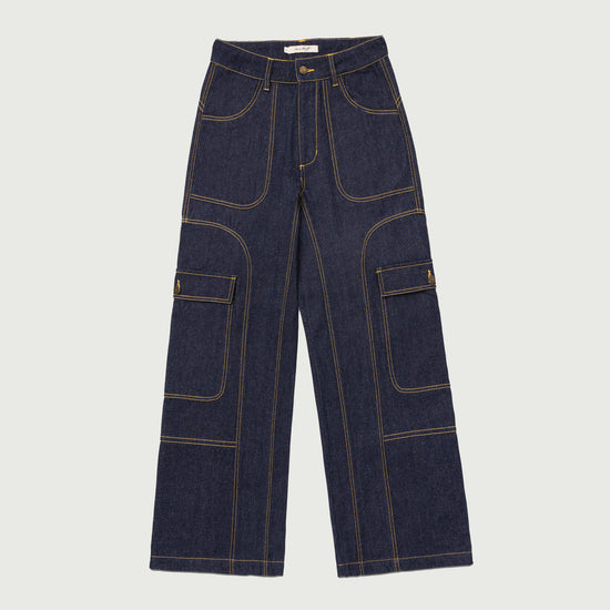 Wide Leg Carpenter - Indigo