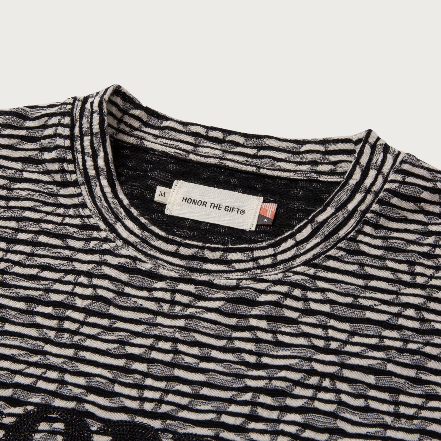 Stripe Box T-Shirt - Black