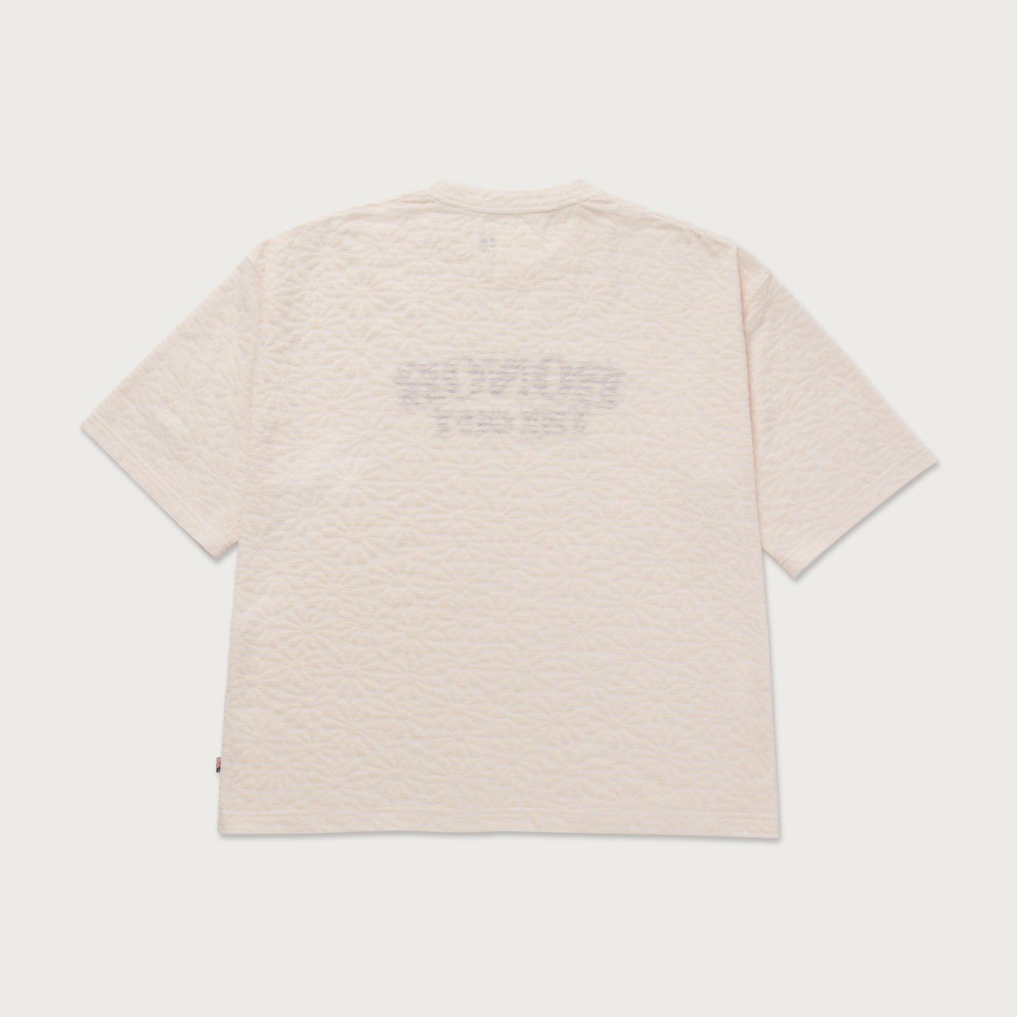 Stripe Box T-Shirt - Bone